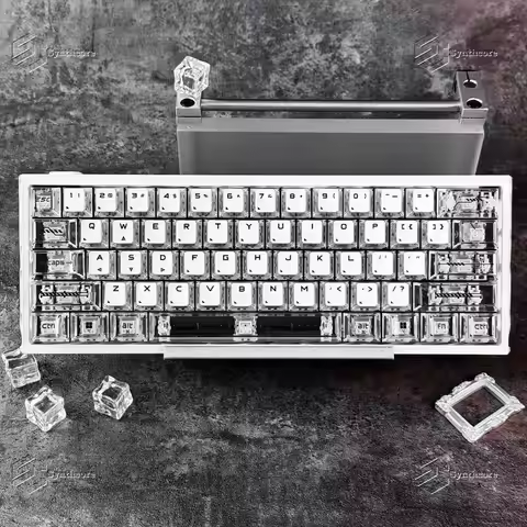 Transparent Keycaps ROG EplicaTheme 130 Keys Full Set Cherry Profile Clear PC for 98HE Ace 75% Mecha