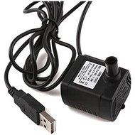 Driew USB Water Pump, Water Pump for Fountains Water Fountain Pump Submersible Water Pump 3W DC 3.5-