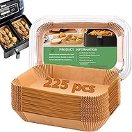 Air Fryer Liners for Ninja Dual, Air Fryer Parchment Paper Liners Disposable for Ninja DZ201, Ninja 