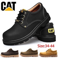 CODDSFGERTGRUER 【แท้】Caterpillar 1904 Tooling ต่ำสุดมาร์ตินรองเท้าผู้ชายและผู้หญิงหนังกันน้ำรองเท้ากันลื่นมาร์ติน