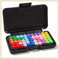[1fnejakblh.ph] Classic Pyramid IQ 3D Puzzle Board Game with 200 Challenges and Pearl Beads for Chil