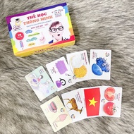 Thẻ học thông minh cho bé Flashcard cho bé gồm 16 chủ đề cho bé thỏa sức khám phá