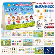 Busy book busy book busy book Spanish Children diy Preschool Education Montessori Early Education Qu