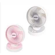 FIRE - Nanoco 6inch rechargeable fan NRF6215 White/Pink - 2400mAh battery