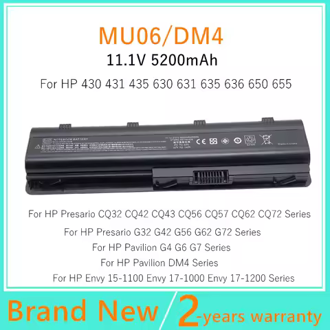 New Laptop battery for HP/Compaq G32 G42 G42t G62 G72 G72t DM4 HSTNN-OB0X HSTNN-OB0Y HSTNN-YB0X NBP6