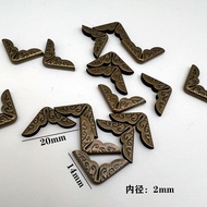 14x2mm Iron-plated corner protectors for notebooks, book covers, photo frames, and accounting books,