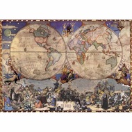 義大利 IFI 海報 希臘神話故事地圖