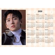 E Zhang Uk Calendar 2026 Size A4
