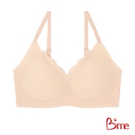 Bme เสื้อชั้นในไร้โครง Level 1 ฟองน้ำบาง รุ่น ME1A2Y สีเบจ สีเทา