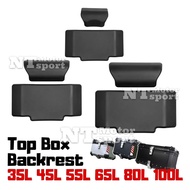 Motorcycle Top Box Backrest Pad Heavy Duty Cushion for 35L 45L 55L 65L 80L 100L Top Box Comfortable 