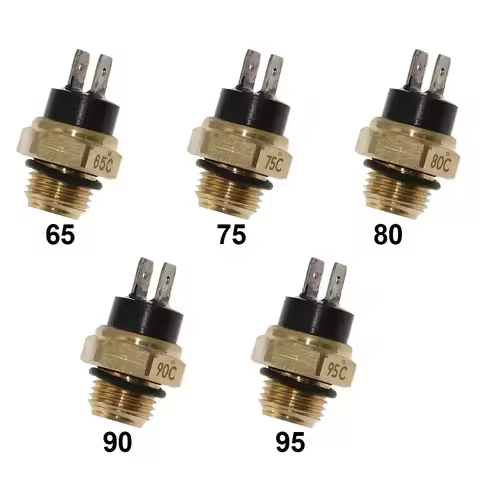 Motorcycle M16 65/75/80/85/90/95° Water Temp Sensor Copper Radiator Coolant Fan Water Temperature Th