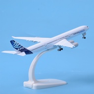 20cm Alloy Airbus A340Prototype Simulation Airplane Model Civil Aviation Ornament Gift Airplane Mode
