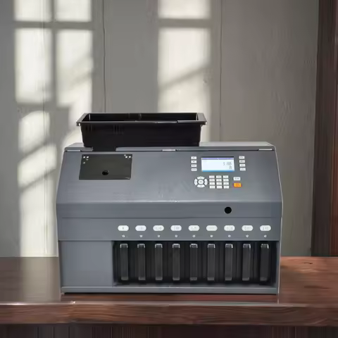 CS-900 High-Speed Automatic Coin Sorter Wrappe Coin Counting Machine for Multi-Country Coin Cash Reg