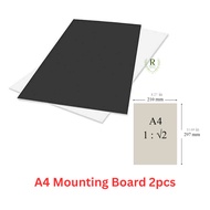 A4 / A3 / B4 / A2  Mounting Board / Black Board / Kad Board Hitam / Folio Cover