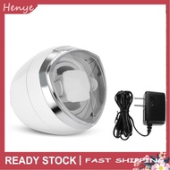 Henye Automatic Single Watch Winder with Led Light Ring  Low Noise 4 Rotation Programs