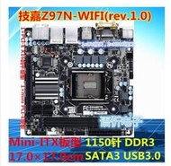 技嘉 GA-B85N Phoenix-WIFIZ97N主板 DDR317X17 ITX支持 i7 4790