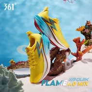 361 Degrees 丨Flame 4.0 Mix Men Professional Carbon PlateRunning Shoes Breathable Heat-dissipating 67