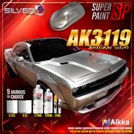 AIKKA AK3119 Brilliant Silver | Silver Series | Automotive 2K Car Paint Motor Body Aerosol Spray Cat