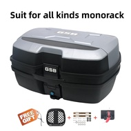 ♫Box GSB 47L Box Motor Kappa GSB Box lc135 Bakul Motor Motorcycle Box Storage Extra Trunk Waterproof