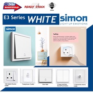 SIMON E3 Series  Switch &amp; Socket Outlet - 13A SwitchSocket/Doorbell/Autogate/Telephone/AstroOutlet [SIRIM]