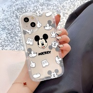 Photo frame airbag case for iphone 14promax 11 13 12 7Plus X XS Max Cute Mickey cover