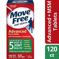 Advanced Plus MSM, 120 Tablets - Joint Health Supplement with Glucosamine and Chondroitin