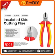 YATO 1PCS 140mm 160mm 180mm Diagonal Insulated Side Cutting Pliers High Quality Durable YT-21135 YT-