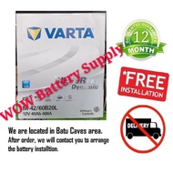 Varta EFB Car Battery M42 /60B20L /NS40 (MF)