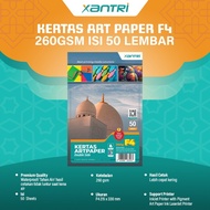 Kertas Art Paper F4 260gsm isi 50 lembar Kertas Art Karton Cartoon Printer F4