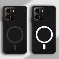 For HMD Skyline TA-1600 Black Soft TPU Protective Back Cover With Magnetic Sticker