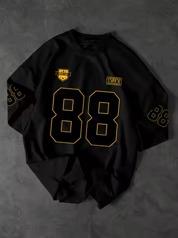 Vintage Boston Miami 88 Varsity Oversized Tee