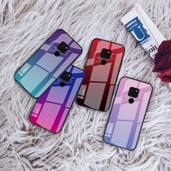 For Huawei Mate 30 20 10 Pro Nova 2i Case Luxury fashion gradient glass phone Cover