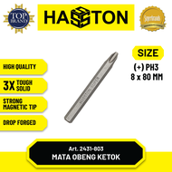 Hasston Mata Obeng Ketok 8x80mm PH3/Impact Drivers Long Bits(2431-803)