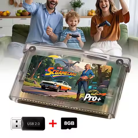 V1.5 Mini Game Cartridge SCFW 1000-in-1 Flash Card 8G TF SD Card RTC Adapter For GBA GBC GB NES Cons