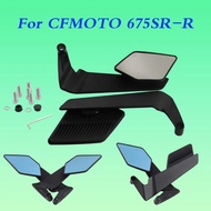 For CFMOTO CF MOTO 675SR-R 675SRR 675 SR SRR 675 SR-R Accessories Rearview Mirrors Stealth Winglets 
