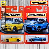 MATCHBOX 2016 16 CHEVY CAMARO CONVERTIBLE YELLOWbiru - CHEVROLET ZL1 SS COPO