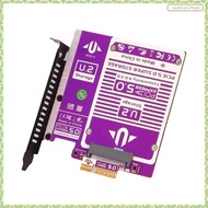 [J X Q K] U. 2/U. 3 NVMe Expansion Card for PCIe 5.0 to Gen3 SFF8639 128Gbps U. 2 SSD Expansion for 