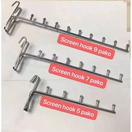 hook for screen hook  size 4 pako 5 pako 7 pako 9 pako  5balls 7 balls 9balls