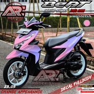 (COD) TERBARU Decal Sticker Honda Beat DELUXE STREET 2020 2021 2022 2023  Full body - Stiker Skotlet Modifikasi Variasi Beat Fi New ISS CBS Terbaru Fullbody Desain Gradasi Warna Thailock Thailand Icon 23.03