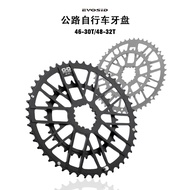 EVOSID Ready Stock Free Shipping Road Bike Chainring 48-32T/46-30T GXP Chainring Gravel Bike One-Pie