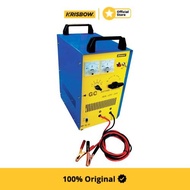 krisbow charger aki mobil 100a 12v/24v