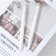 (skn) Retractable Mechanical Ballpoint pen 0.5mm Black Ink Color pen Aesthetic shallow pen ballpoint