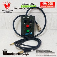 PTT Box Untuk Radio Komunikasi Rig Alinco DR Series ke Soundcard / Mixer DR-130 DR-135