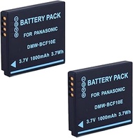 DMC-BCF10 Replacement Battery 3.7V 1000mAh Set for Panasonic Lumix DMC-FH1, DMC-FH3, DMC-FH20, DMC-F