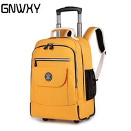 Fashion Trolley Luggage Travel Backpack Large Capacity Duffle Bags Rolling With Wheels Bag Business Suitcase Laptop Schoolbag