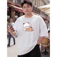 2Y909 [AIYOU] Lelaki Baju T Shirt Men Tshirt Plus Size Clothes 1XL-5XL Crop Top Seluar Korean Style
