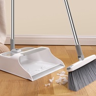 Meriya Broom Dustpan Set Foldable Suction Broom Dustpan Household Non-Stick Hair Handy Tool Dustpan 