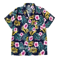 12สี 7ไซส์ S-4XL เสื้อลายดอก โทนสีพาสเทล สวยหวานละมุน เสื้อเชิ้ตฮาวาย เสื้อสงกรานต์ เสื้อคู่ เสื้อเที่ยวทะเล เสื้อสงกรานต์ Hawaiian Shirt HW288 HW289