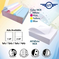 AAA Form 1 PLY / 2 PLY / 3 PLY / 4 PLY 2 UP NCR Computer Form FULL BOX / Color Computer Paper 1PLY 2