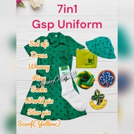 7in 1 Set GSP Uniform for kids Girl